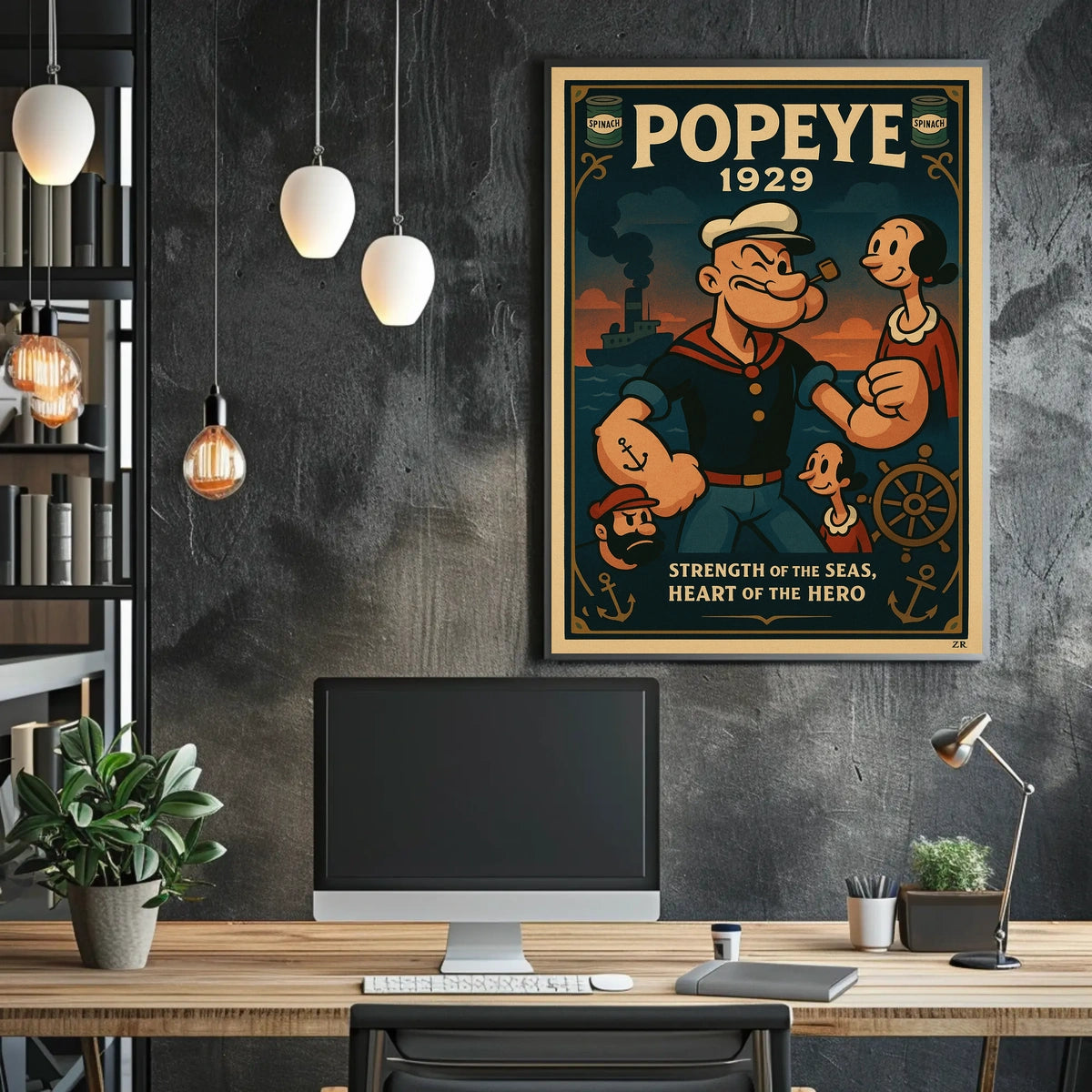 Popeye 1929 Art Poster POP-163
