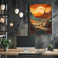 Journey Through a Dreamscape Poster