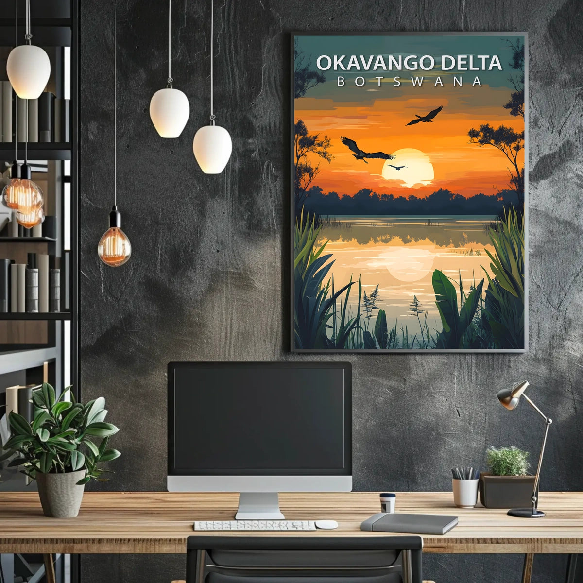Okavango Delta Botswana Poster
