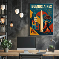 Buenos Aires  A Vibrant Cityscape Poster PosterGoat