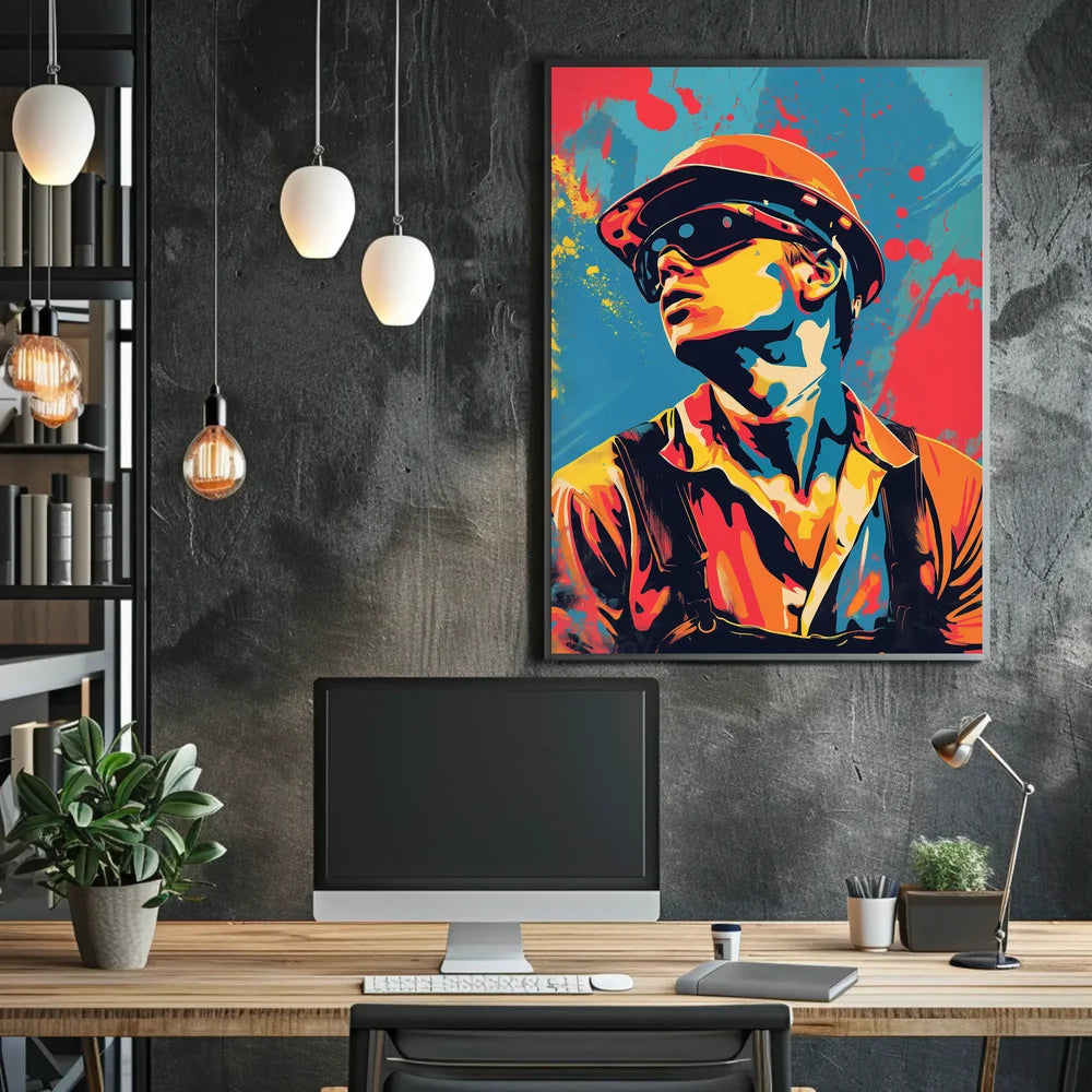 Abstract Modern Art Interpretation Poster