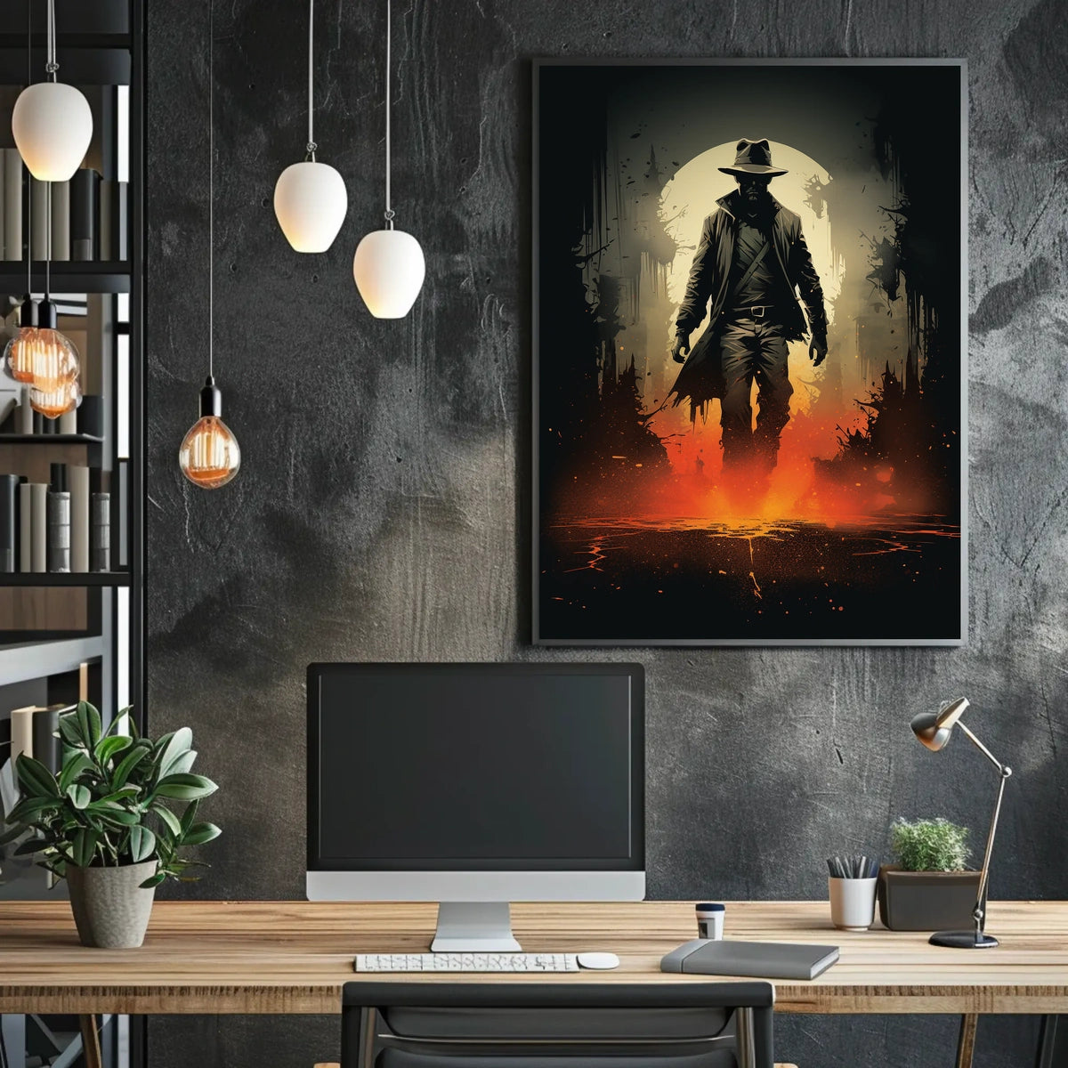 Lone Ranger In The Shadows Poster