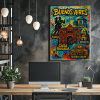 Vibrant Buenos Aires Poster