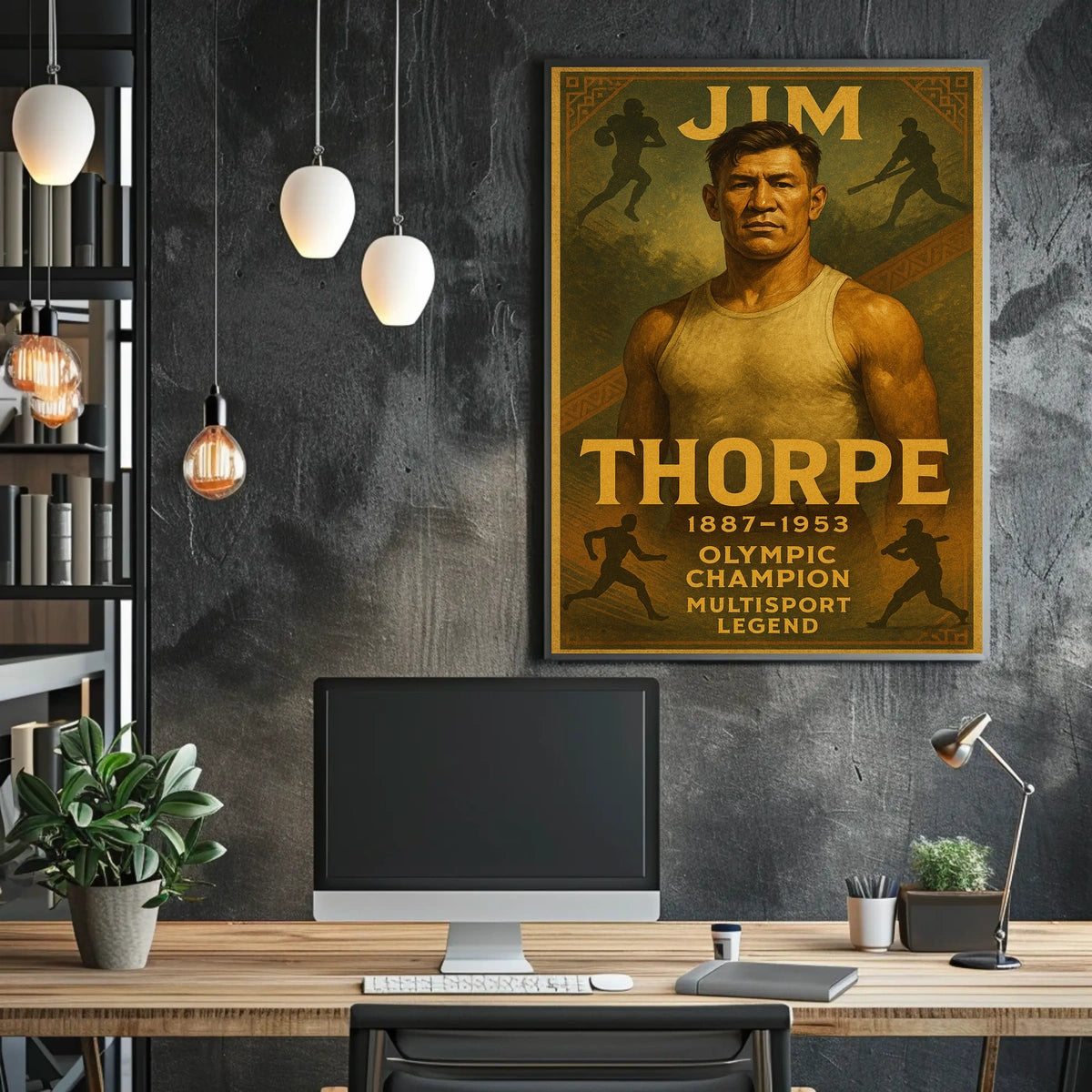 Jim Thorpe Celebrating a Multisport Legend Poster