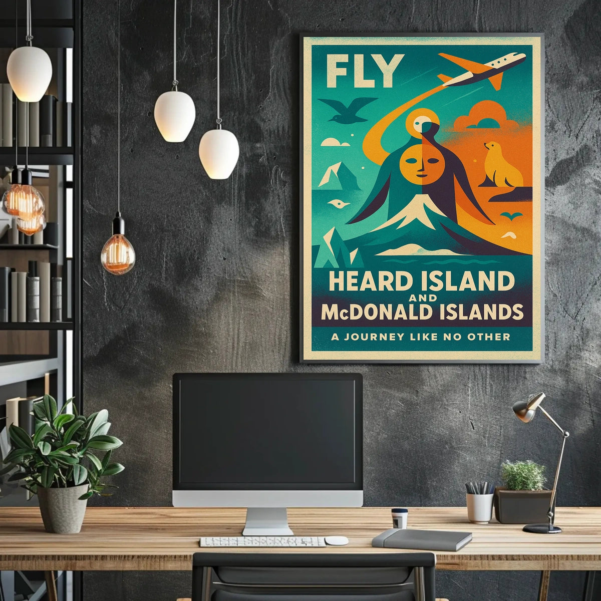 Explore Heard Island and McDonald Islands Poster