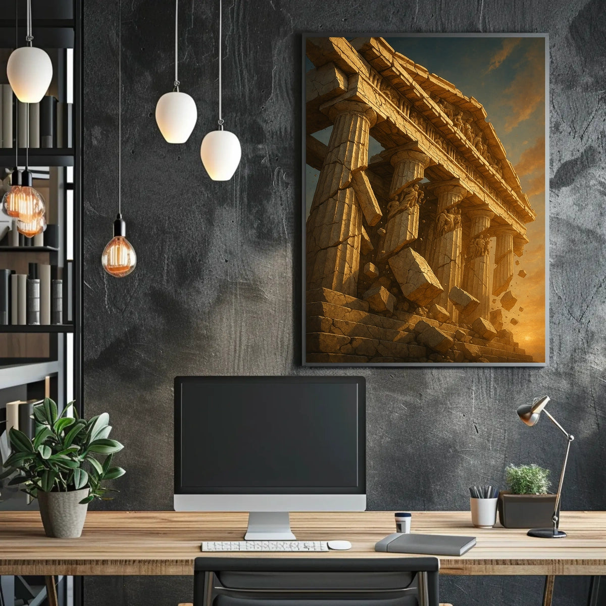 Crumbling Ancient Ruins Poster