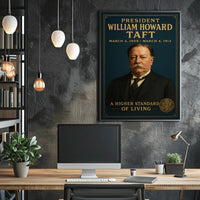 William Howard Taft Vintage Presidential Historical or Presidential Poster