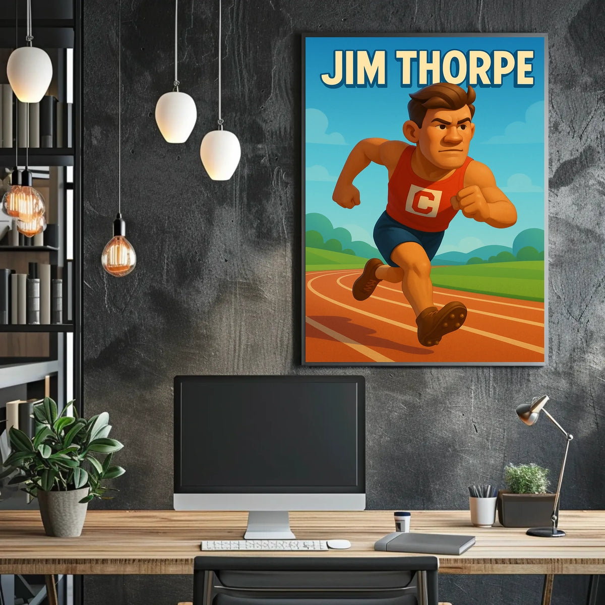 Jim Thorpe Athletic Legend Poster