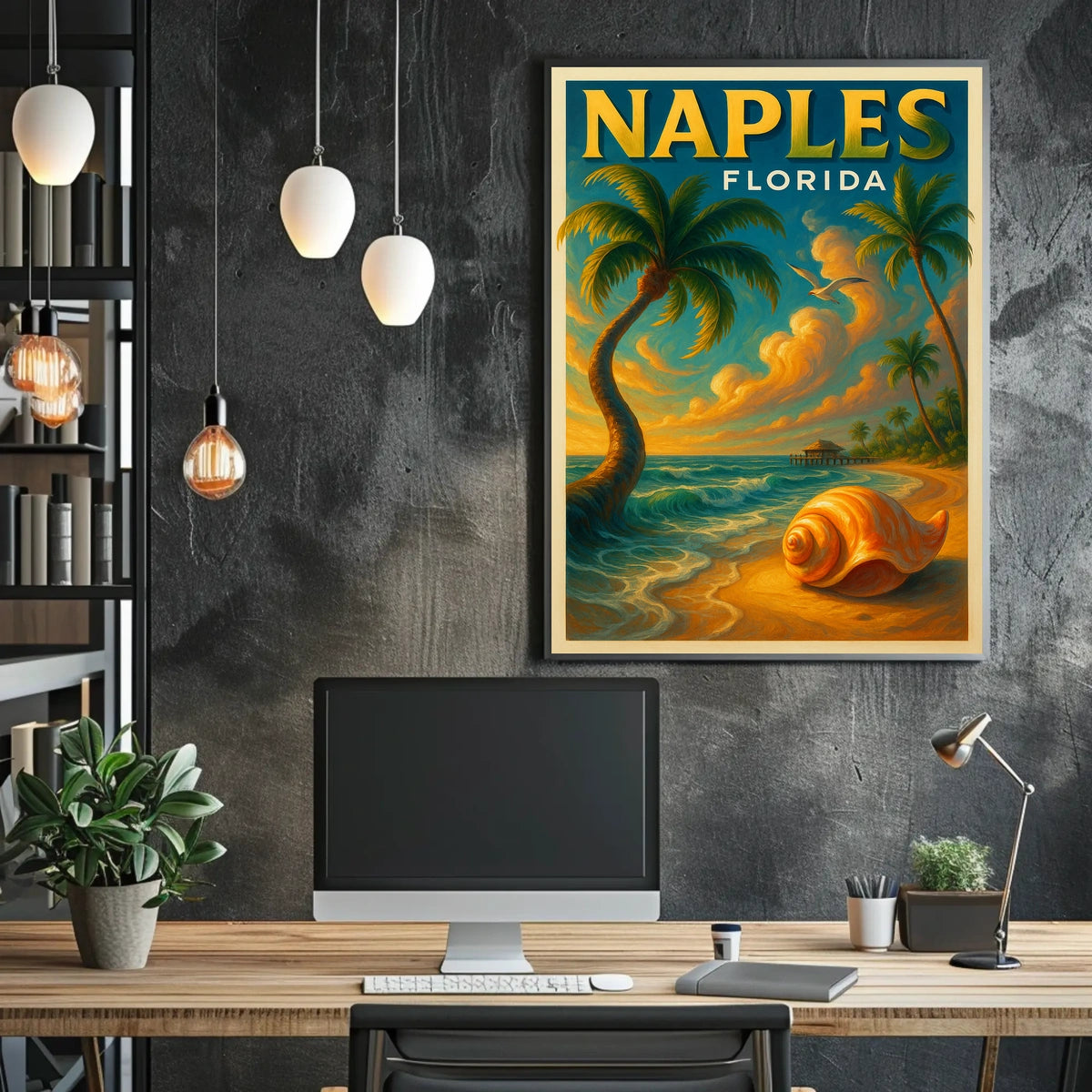 Naples, Florida Tropical Paradise Poster