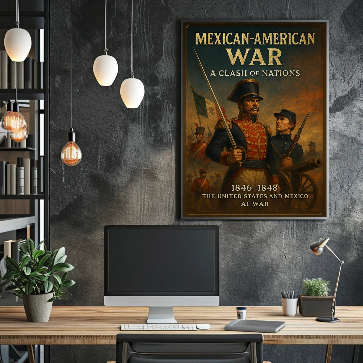Mexican-American War A Clash Of Poster