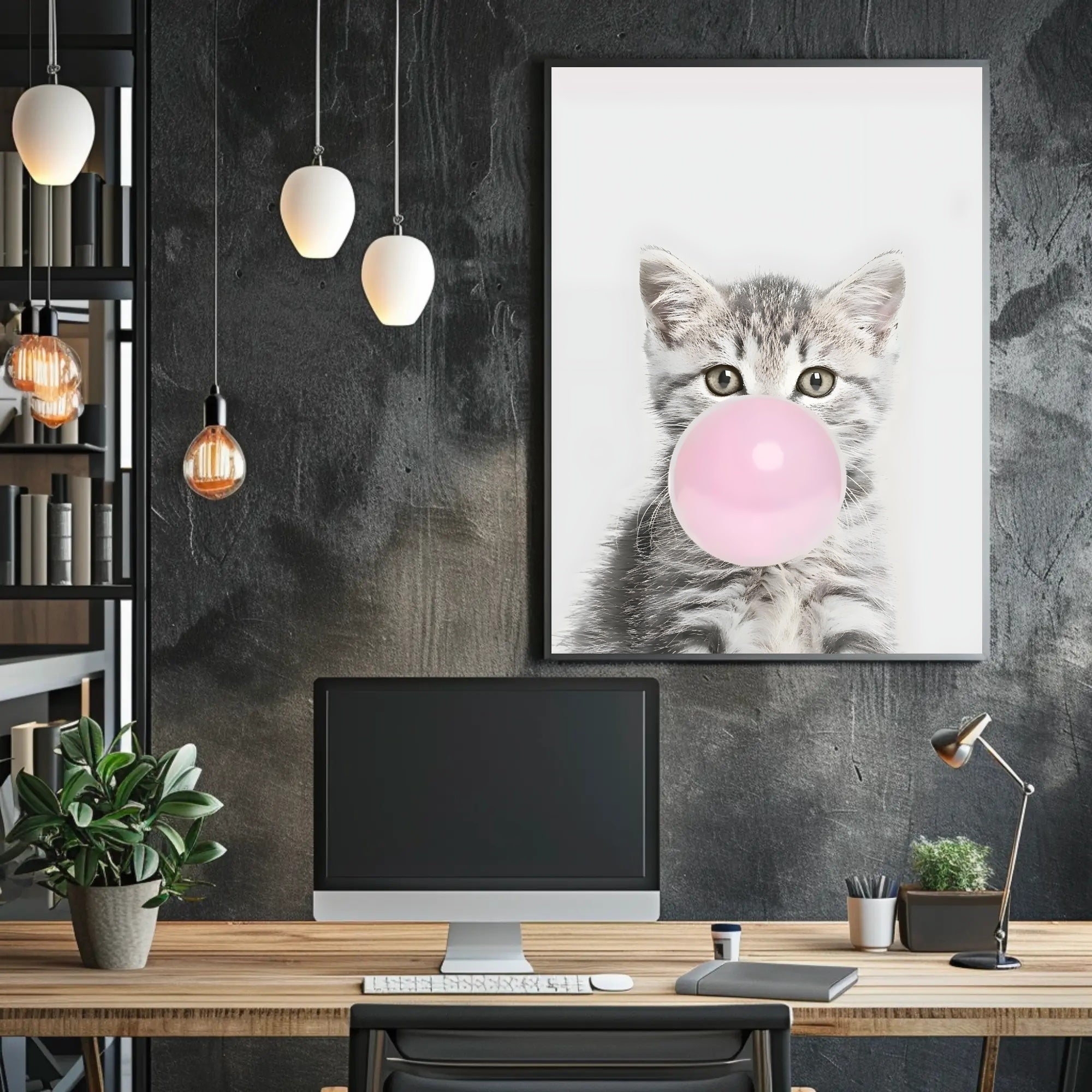 Bubblegum Kitten Poster