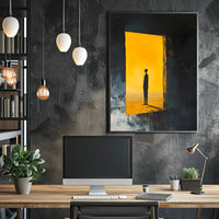 Abstract Silhouette Minimalist Poster Wall Art