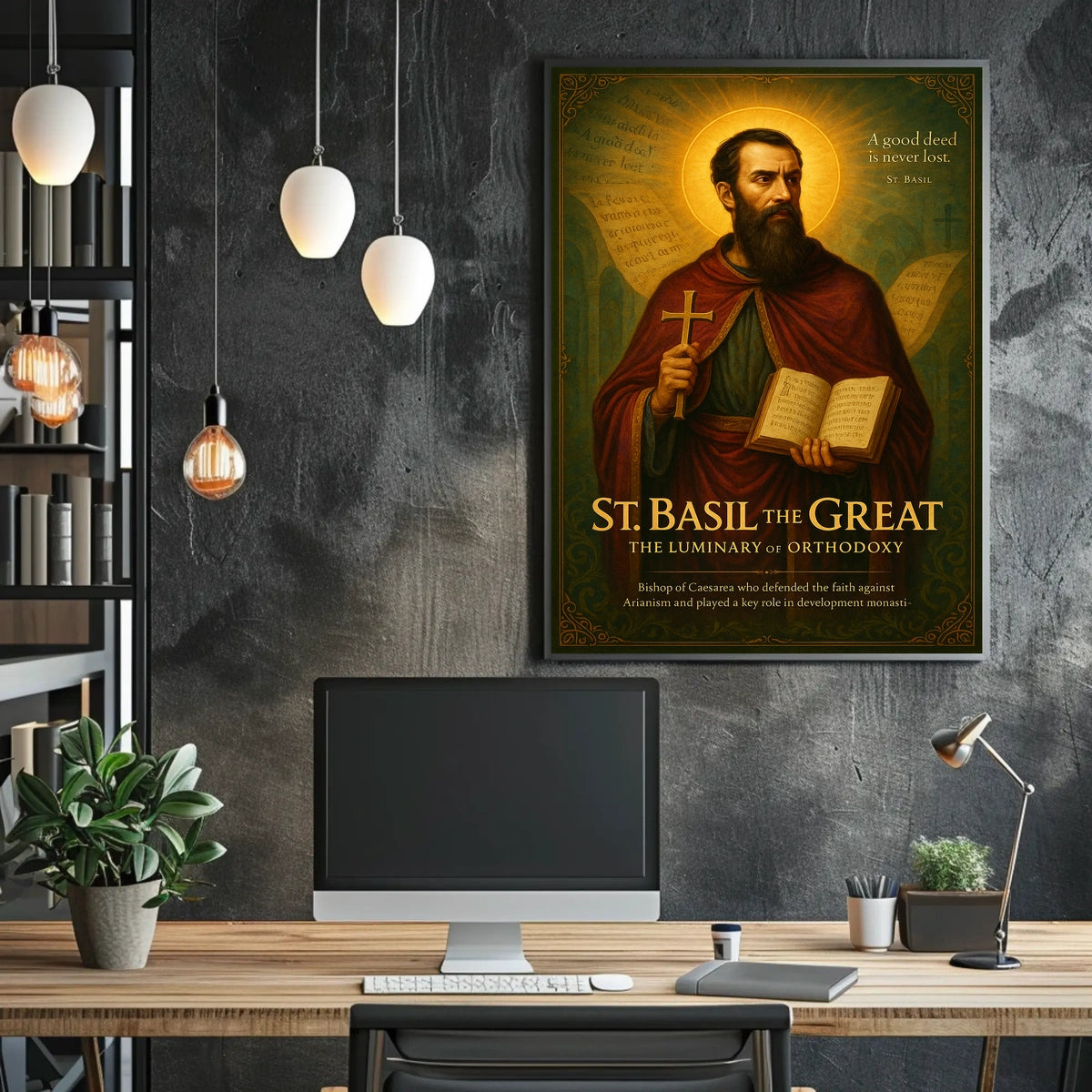 St. Basil The Great The Luminary Of Poster