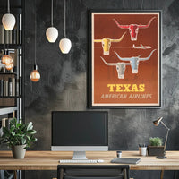 Texas Travel Poster PosterGoat