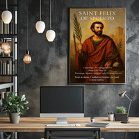 Saint Felix of Spoleto Poster PosterGoat