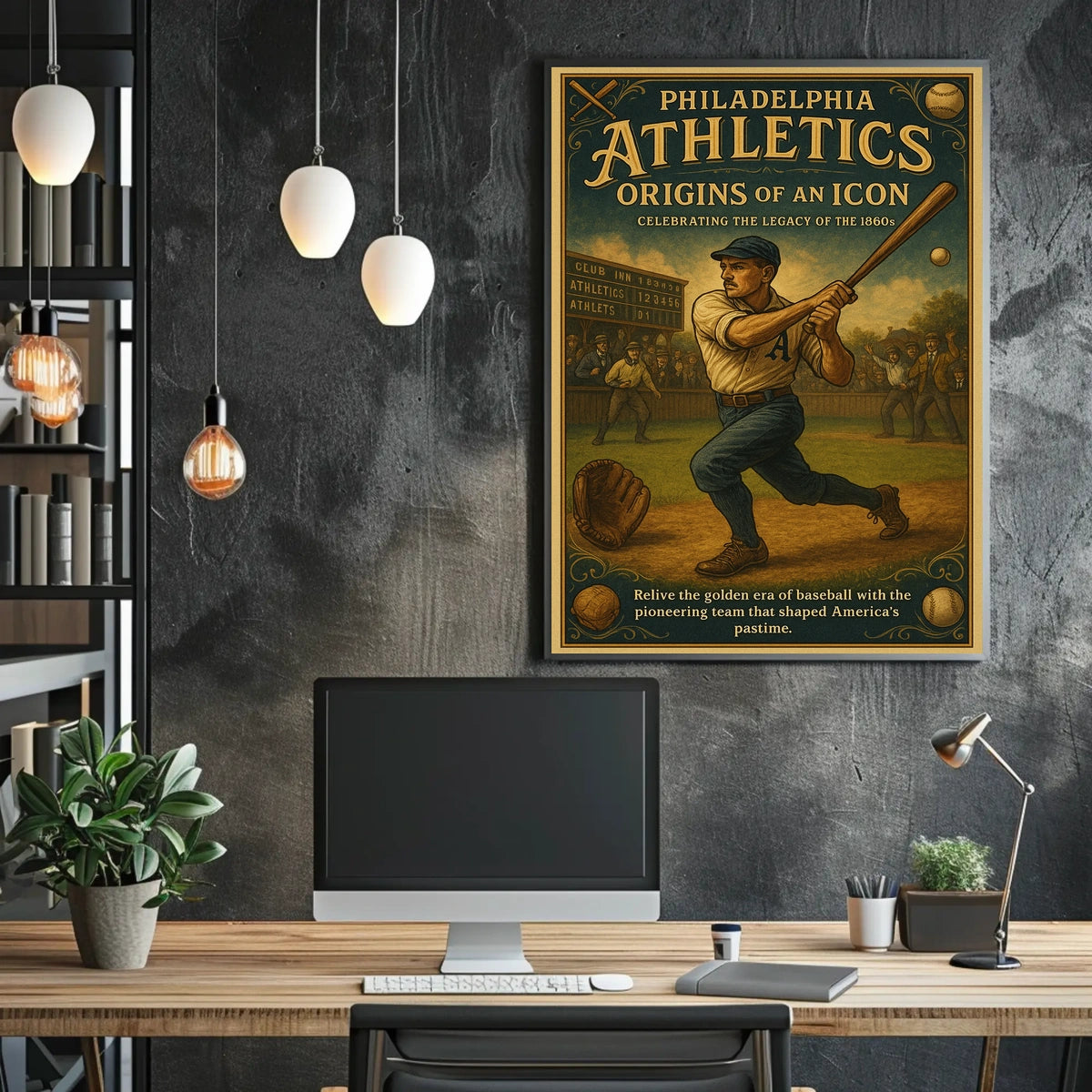 Philadelphia Athletics Origins Of An Poster