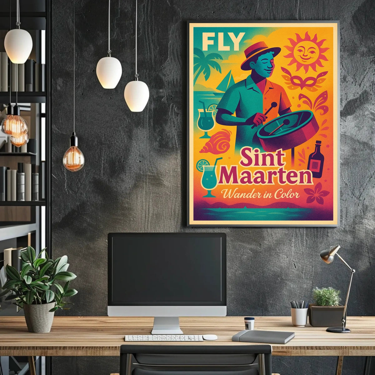 Fly To Sint Maarten Poster