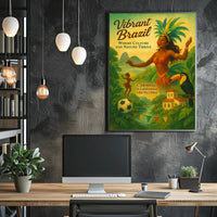 Vibrant Brazil Poster