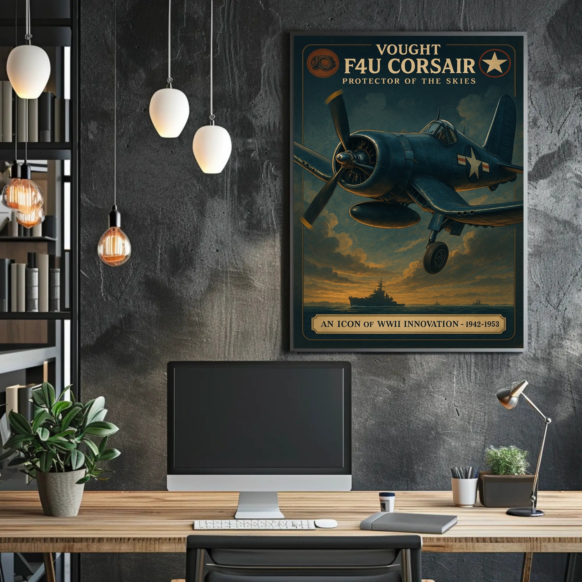 Vought F4U Corsair Poster