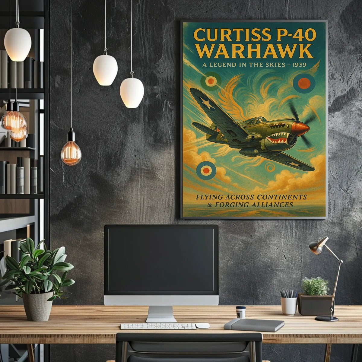 Curtiss P-40 Warhawk A Legend in the Skies Poster