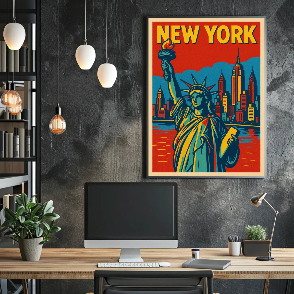 New York City Skyline Poster