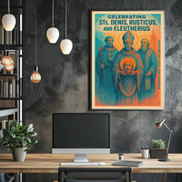 Celebrating Sts. Denis, Rusticus, And Poster