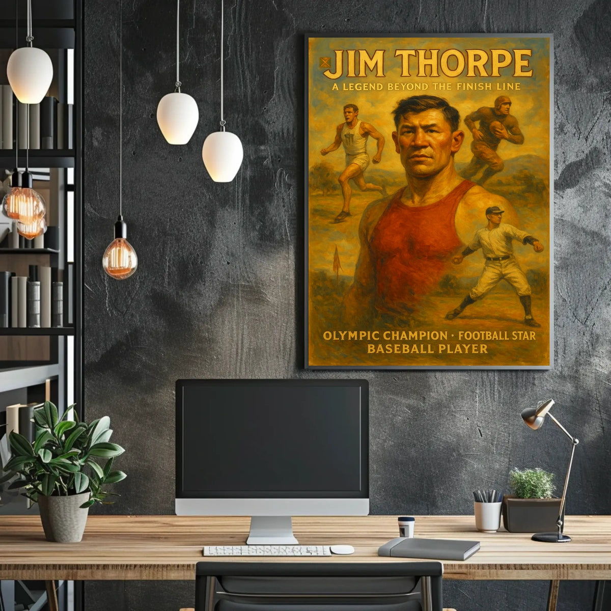 Jim Thorpe A Legend Beyond the Finish Line Jim Thorpe Poster