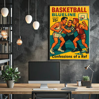 Basketball Blueline Poster