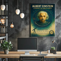 Albert Einstein A Legacy of Brilliance Poster
