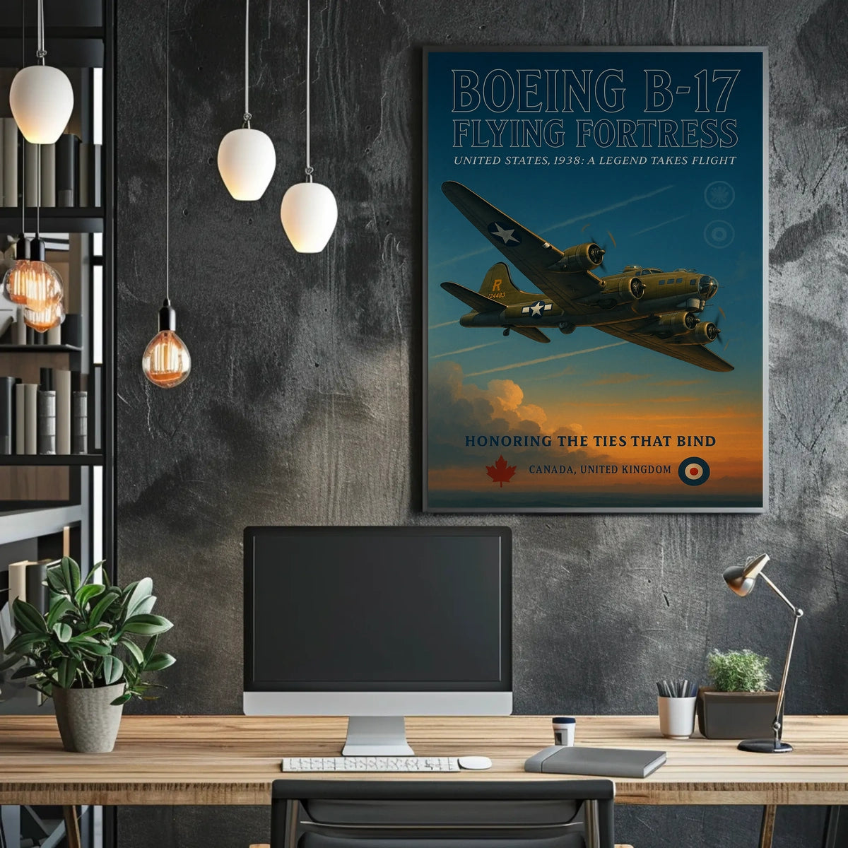 Boeing B-17 Flying Fortress Poster
