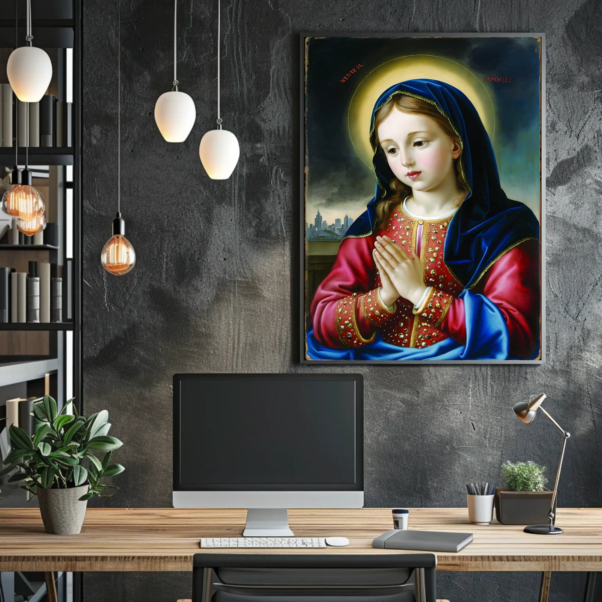 The Praying Saint Poster