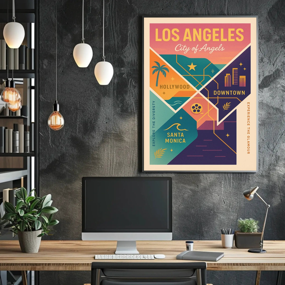 Los Angeles City of Angels Poster