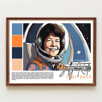 Sally Ride: A Legacy in Space and STEM Poster