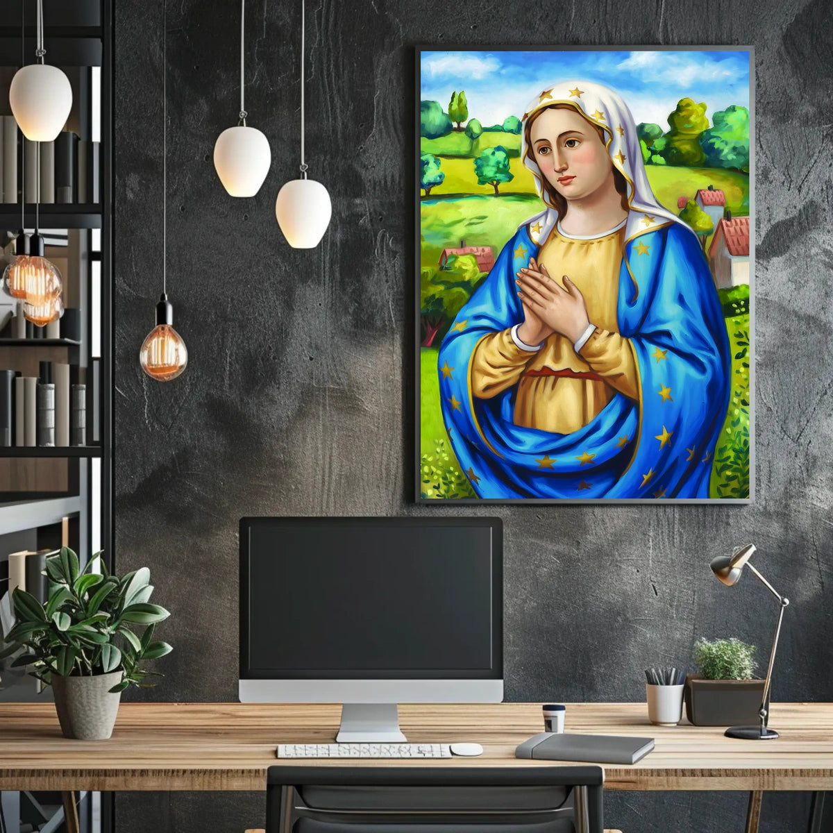 Serene Devotion Poster