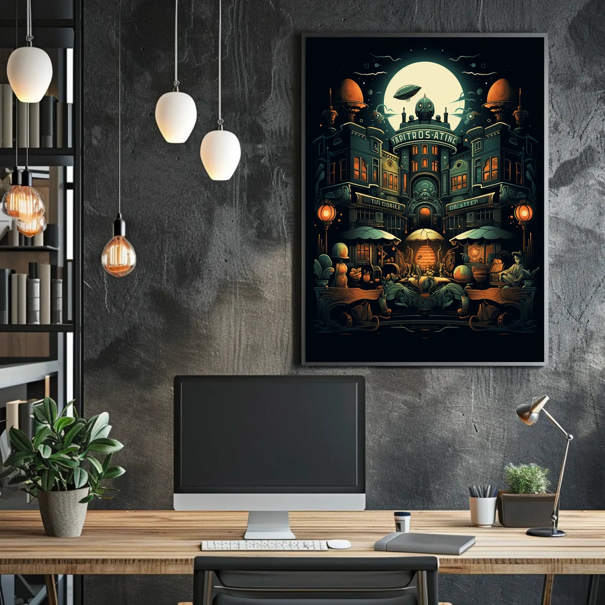 Mystical Night Bazaar Poster