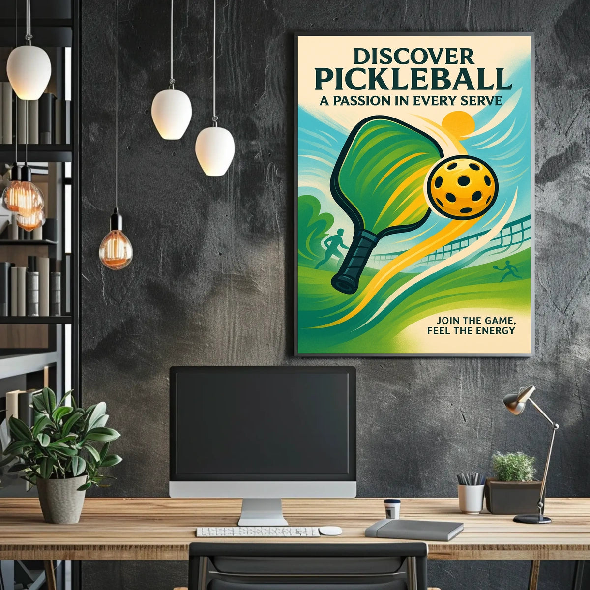 Discover Pickleball Poster