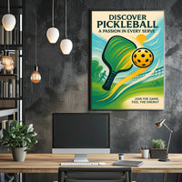 Discover Pickleball Poster