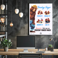 Smokey Bear's Fire Prevention Message Poster PosterGoat