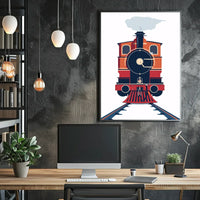 Vintage Adventure Travel Scene Poster