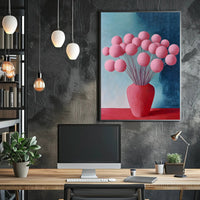 Abstract Floral Arrangement Poster Modern Botanical Print