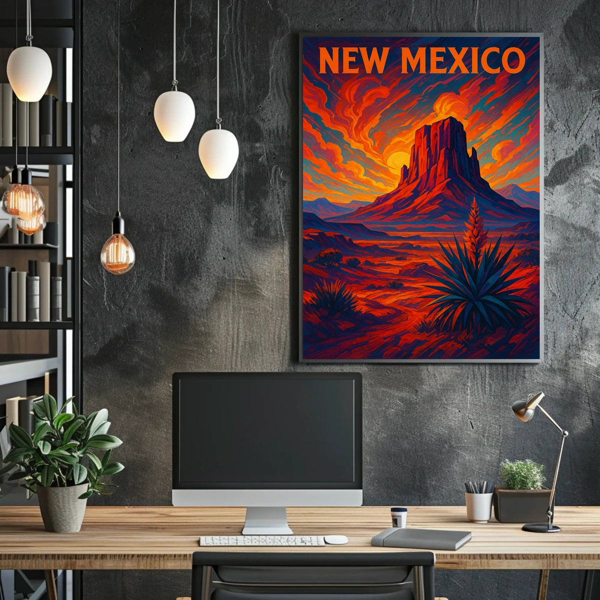 New Mexico Sunset Poster