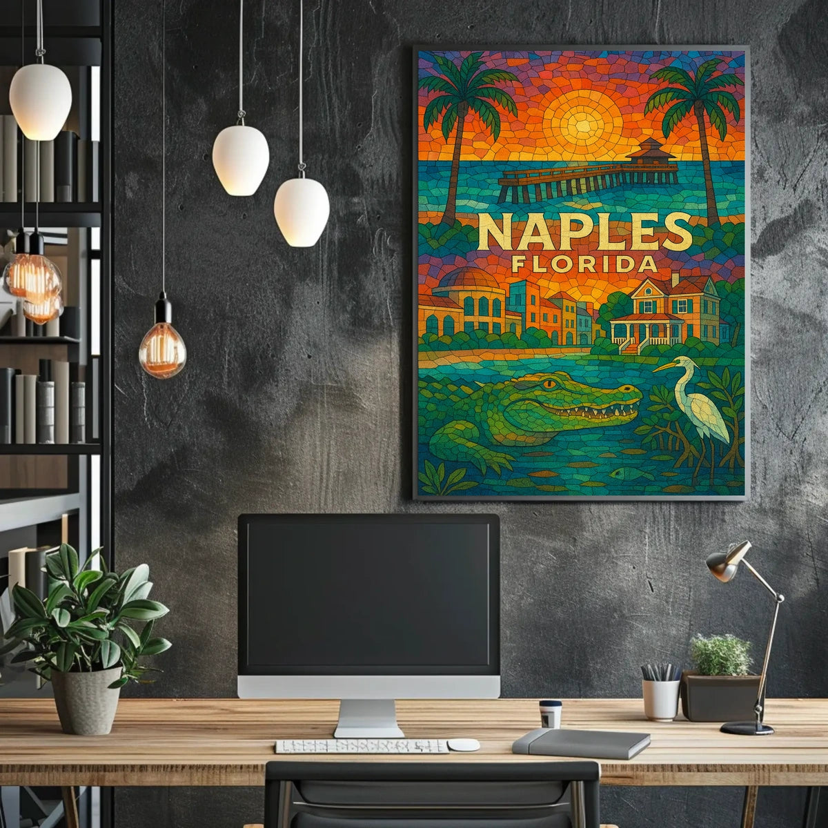 Vibrant Naples, Florida Poster