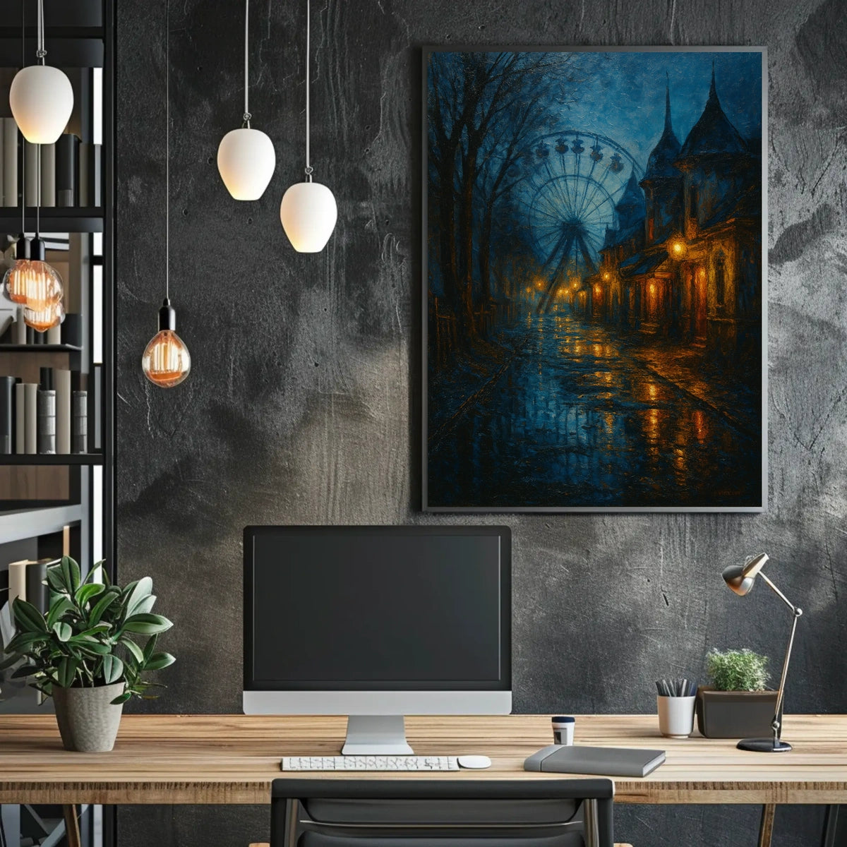 Enchanted Evening at the Fair Poster