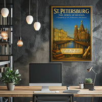 St. Petersburg The Jewel of Russia Poster