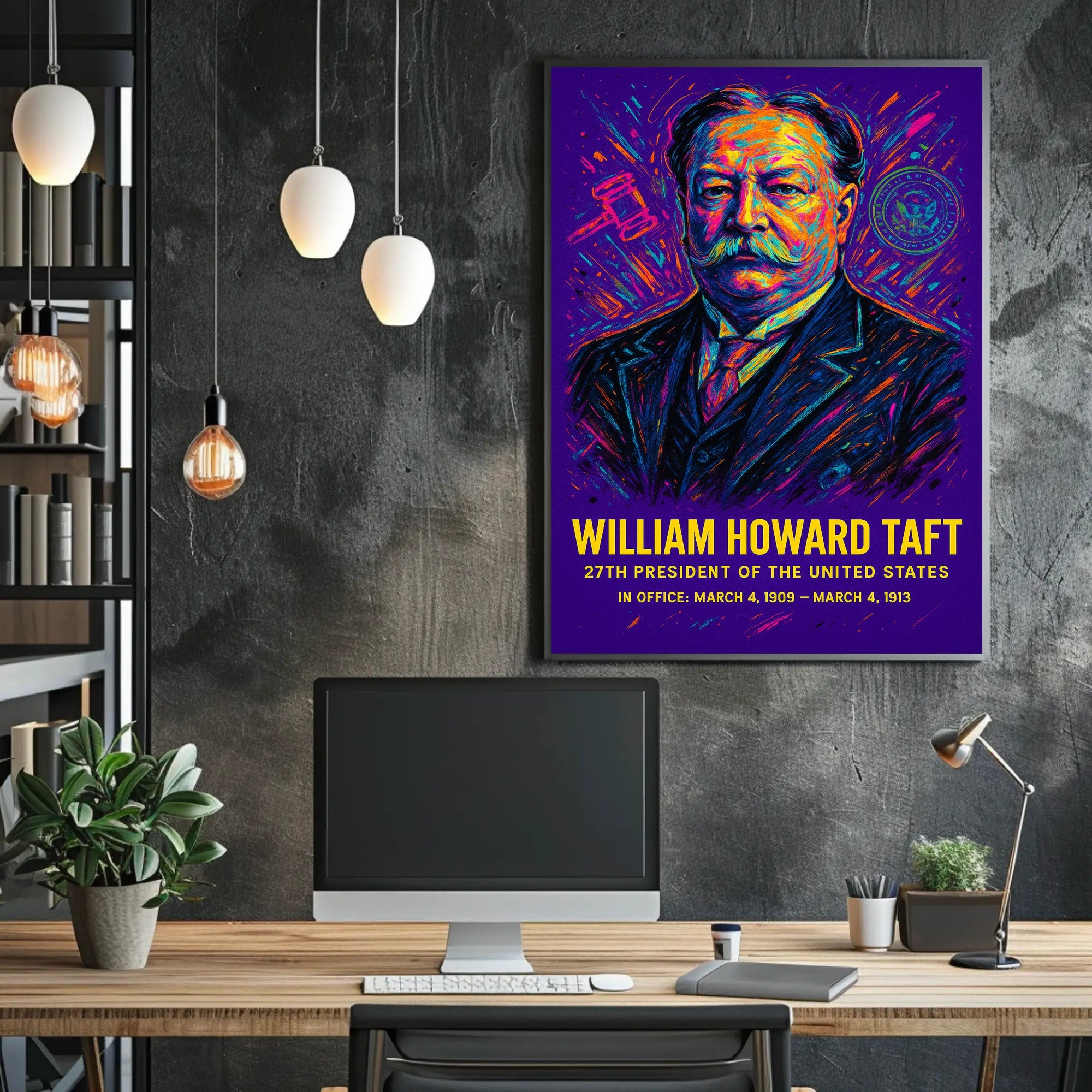 William Howard Taft 27Th President Poster