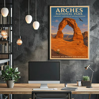 Arches National Park Majestic Landscape Poster