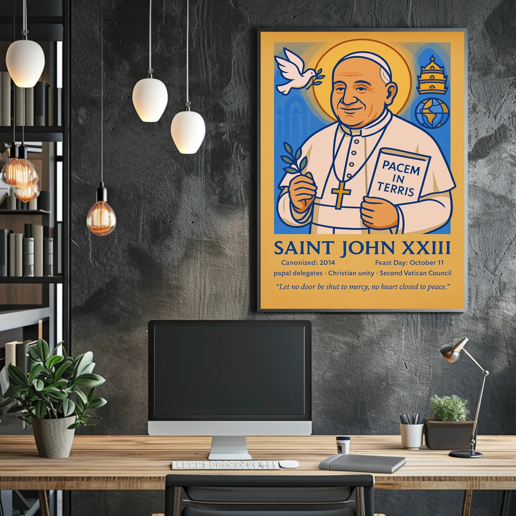 Saint John XXIII Poster PosterGoat