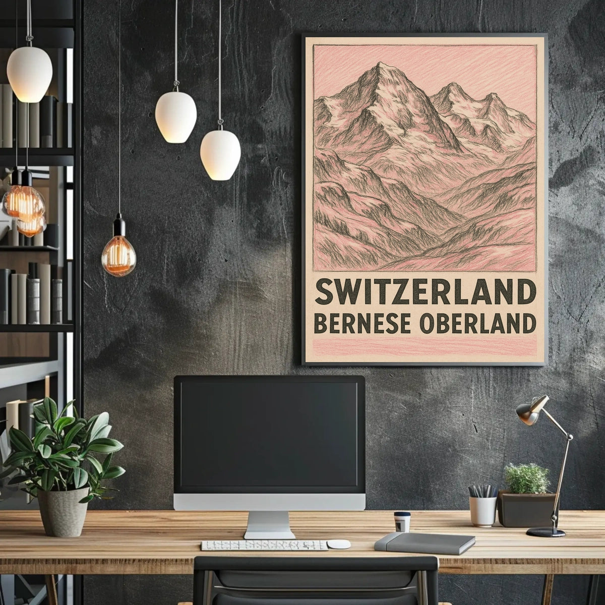 Vibrant Chaos: Abstract Artistry Meets Unrestrained Imagination Poster