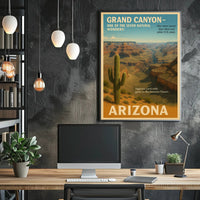 Discover Arizona - Land of the Grand Canyon Poster
