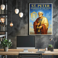 St. Peter - Guardian of the Gates Poster PosterGoat